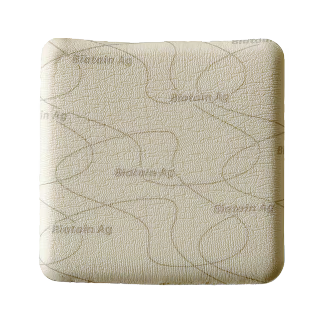 Biatain® Ag 10 × 10 cm – Espuma com Prata - Unidade