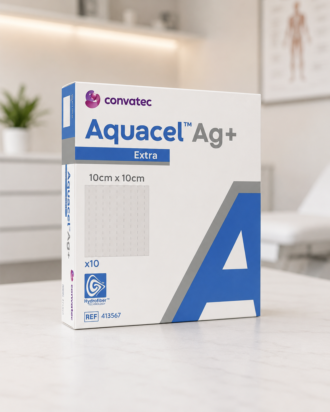 Aquacel® Ag+ Extra 10 cm x 10 cm - 1 Unidade