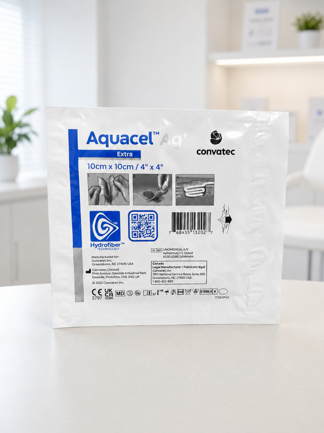 Aquacel® Ag+ Extra 10 cm x 10 cm - 1 Unidade
