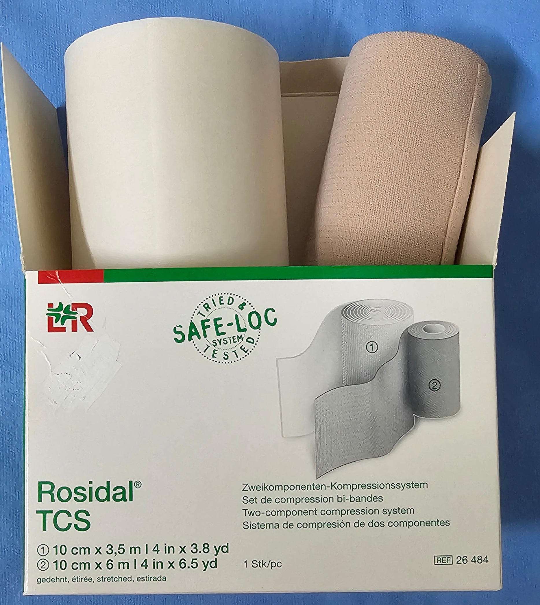 Terapia compressiva em dupla camada