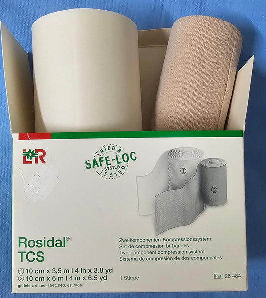 Terapia compressiva em dupla camada