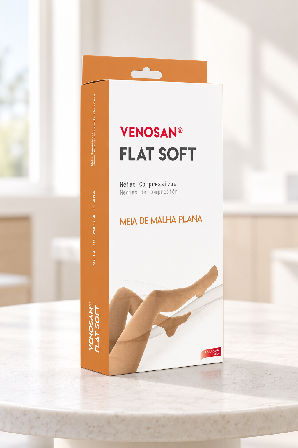 Venosan Flat Soft 3/4 MÉDIA COMPRESSÃO _ Malha Plana